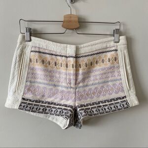 Bcbg MAXAZRIA-Embroidered Short Shorts